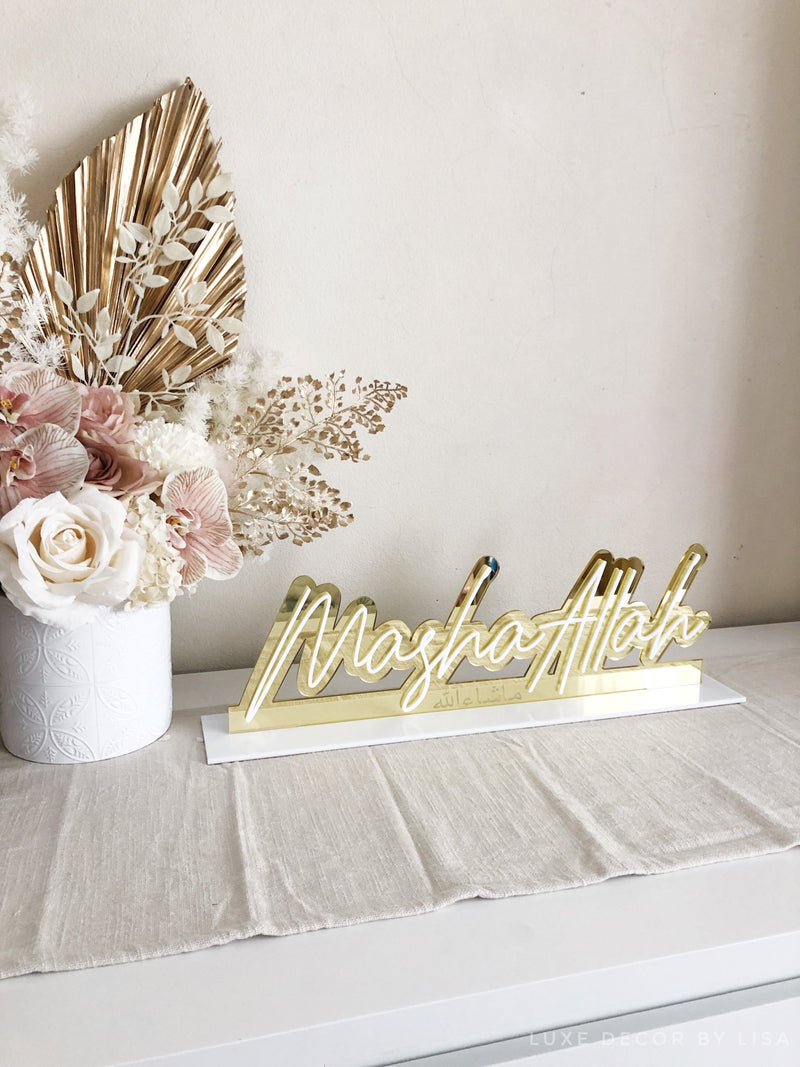 3D Mashallah Freestanding - Luxe Decor by Lisa