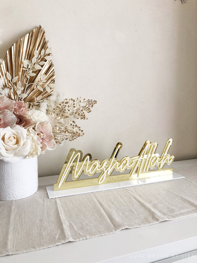 3D Mashallah Freestanding - Luxe Decor by Lisa