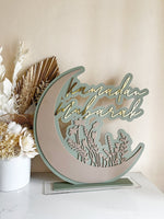 3D Ramadan Crescent Freestanding Style 1 - Luxe Decor by Lisa