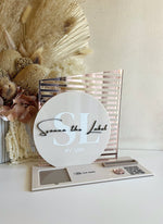 4 in 1 Modern Logo, QR, Cards and Square Dock Sign - Luxe Decor by Lisa