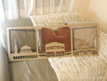 An Nabawi, Kaaba and Al Aqsa Wooden Wall Art - Luxe Decor by Lisa