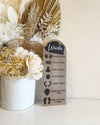 Arched Wudu Chart Acrylic - Luxe Decor by Lisa