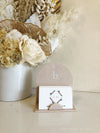 Business card holder with Name - Luxe Decor by Lisa