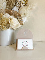 Business card holder with Name - Luxe Decor by Lisa