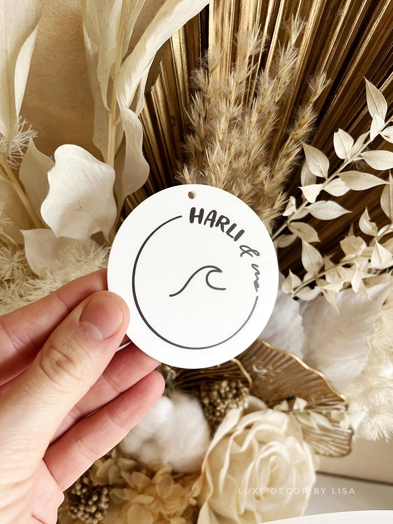 Business Logo Printed Keyrings - Luxe Decor by Lisa