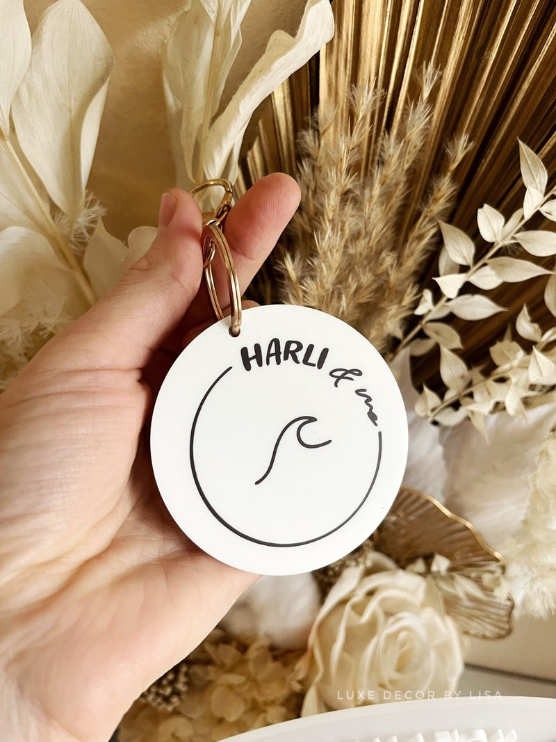 Business Logo Printed Keyrings - Luxe Decor by Lisa