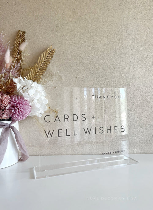 Cards Custom Sign - Luxe Decor by Lisa