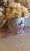 COLOUR Acrylic Names + Words - Luxe Decor by Lisa