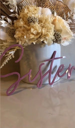 COLOUR Acrylic Names + Words - Luxe Decor by Lisa