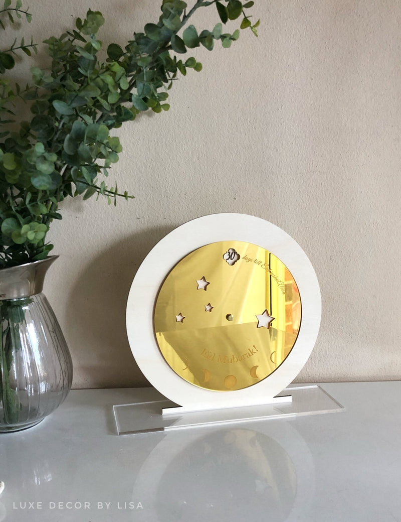Countdown till Eid Spinning Circle - Luxe Decor by Lisa