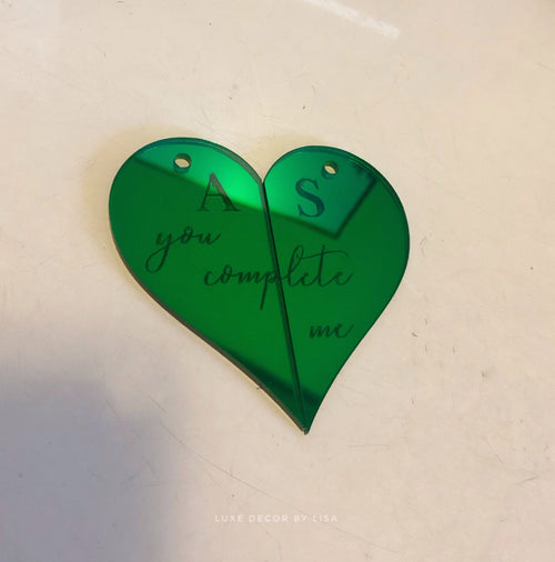 Couples You Complete Me Keyring - Luxe Decor by Lisa