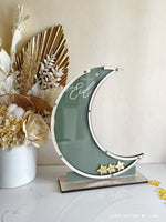 Crescent Ramadan Dropbox Countdown Till Eid Jar Freestanding - Luxe Decor by Lisa