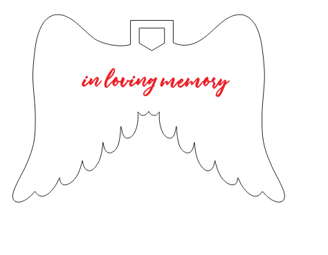 Custom Memorial Angel Wings - Luxe Decor by Lisa