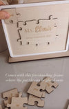 Custom Teachers Puzzle Gift Freestanding - Luxe Decor by Lisa