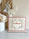 Custom Teachers Puzzle Gift Freestanding Style 2 - Luxe Decor by Lisa