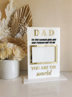 Dad Acrylic 3D Frame Alternative - Luxe Decor by Lisa