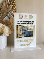 Dad Acrylic 3D Frame Alternative - Luxe Decor by Lisa