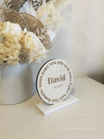Dad Around The World Freestanding Sign - Luxe Decor by Lisa