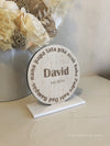 Dad Around The World Freestanding Sign - Luxe Decor by Lisa