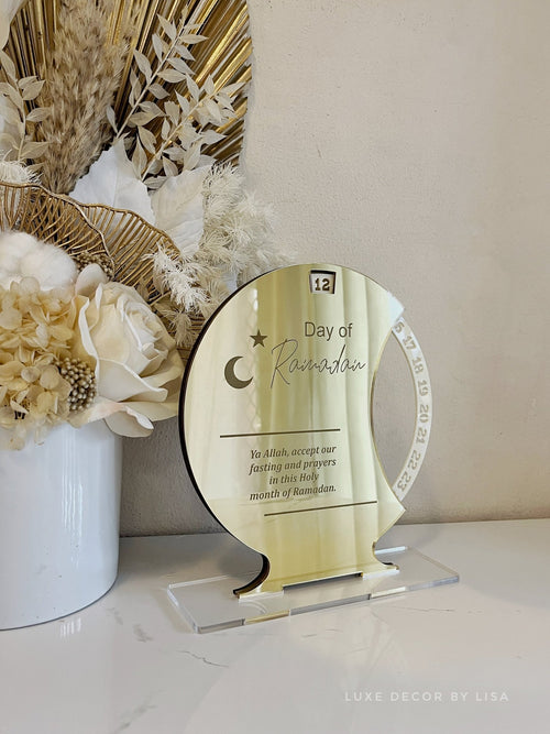 Days Till Eid Spinning Countdown - Luxe Decor by Lisa