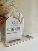 Double Arched Logo, QRS + Business Cards + Square Sign - Welcome To - Luxe Decor by Lisa