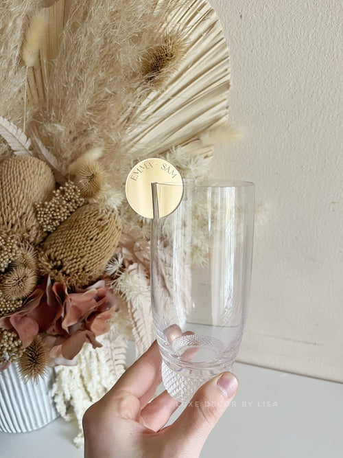 Drink Acrylic Tags - Luxe Decor by Lisa