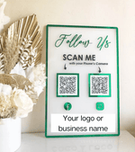 Extra Large QR Code Sign - Luxe Decor by Lisa