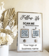 Extra Large QR Code Sign - Luxe Decor by Lisa