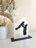 Fathers Arched Appreciation Sign - Boy - Luxe Decor by Lisa