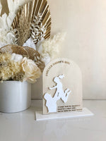 Fathers Arched Appreciation Sign - Girl - Luxe Decor by Lisa