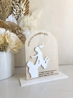 Fathers Arched Appreciation Sign - Girl - Luxe Decor by Lisa
