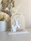 Fathers Arched Appreciation Sign - Girl - Luxe Decor by Lisa
