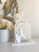 Fathers Arched Appreciation Sign - Girl - Luxe Decor by Lisa