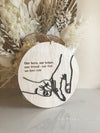 Fathers Day Plaque - 3D Hands Style 1 - Luxe Decor by Lisa