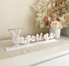 Floral 3D Names Freestanding - Acrylic - Luxe Decor by Lisa