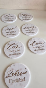 Floral Circle Milestone Set of 15 - Luxe Decor by Lisa