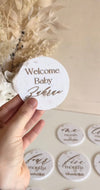 Floral Circle Milestone Set of 15 - Luxe Decor by Lisa
