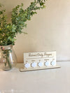 Freestanding Salah Tracker Engraved - Luxe Decor by Lisa