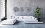 Geometric Wall Art Set of 3 - Luxe Decor by Lisa