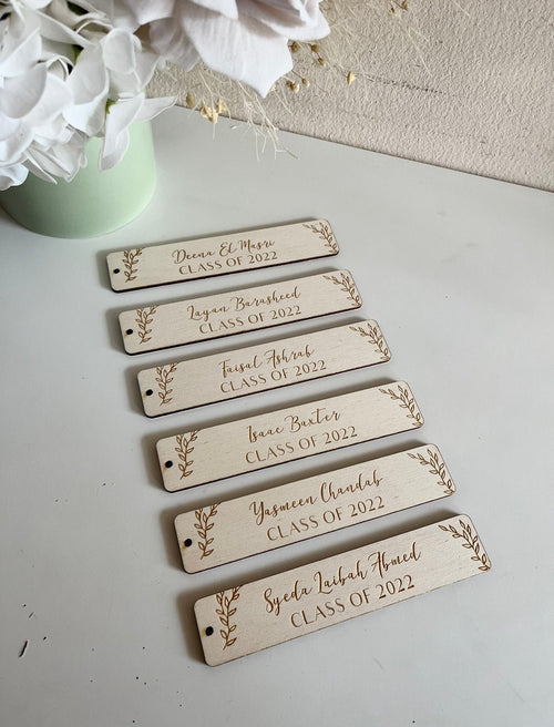Graduation Custom Bookmarks - Luxe Decor by Lisa