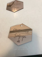 Graduation Hexagon Keyring - Luxe Decor by Lisa