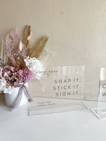 Guest Book Custom Sign - Luxe Decor by Lisa