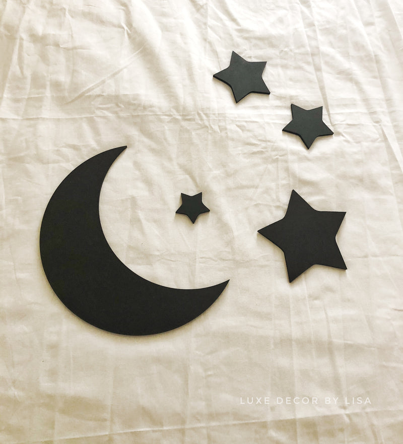 Ramadan Crescent Moon & Stars Set