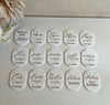 Floral Oval Milestone Set of 15