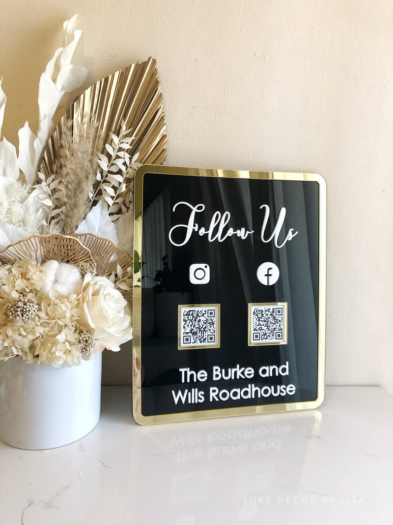 Large QR Code Sign