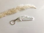 3D Acrylic Name Keyrings