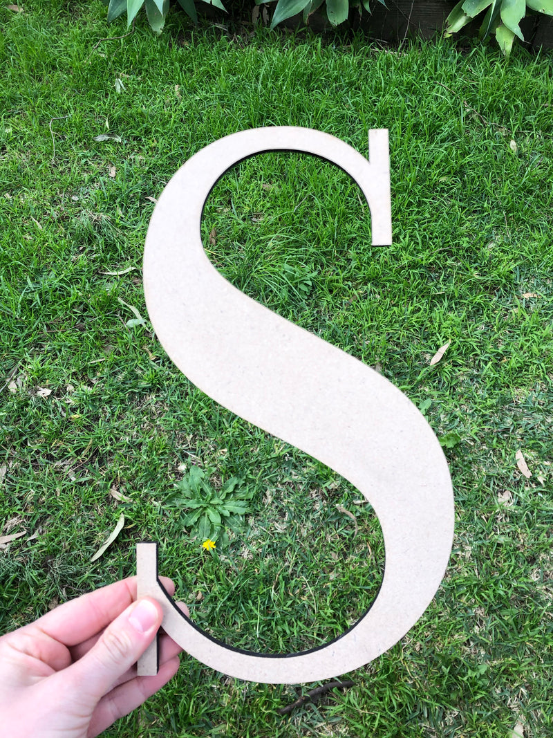 Individual Letters - Raw MDF