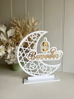 Layered Ramadan Crescent Moon Freestanding Style 1 hi