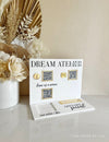 3 in 1 Business Sign / Square + QR + Card Holder Style 2 with Reviews