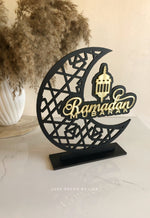 Layered Ramadan Crescent Moon Freestanding Style 1 hi